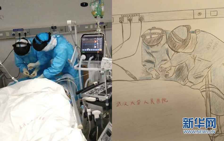 【湖北救援日记】“疫”幅画 一段情:我与武汉并肩奋战